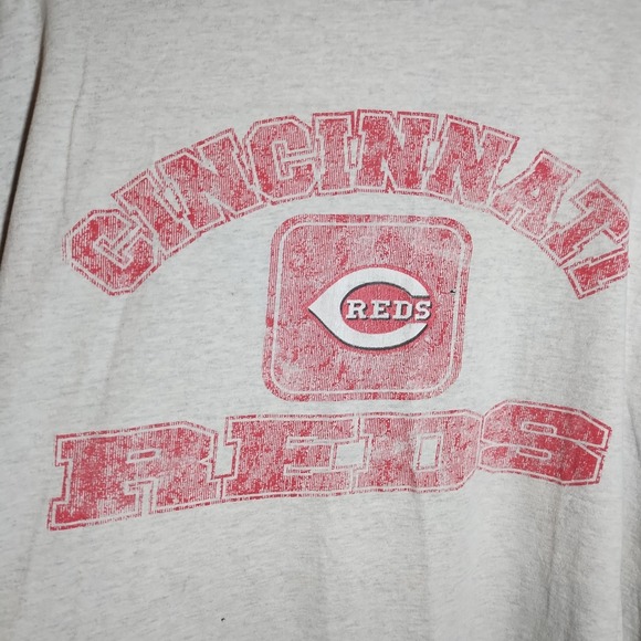 Cincinnati Reds Delta Proweights Longsleeve T-shirt Size Men's XL Gray MLB - Picture 2 of 10